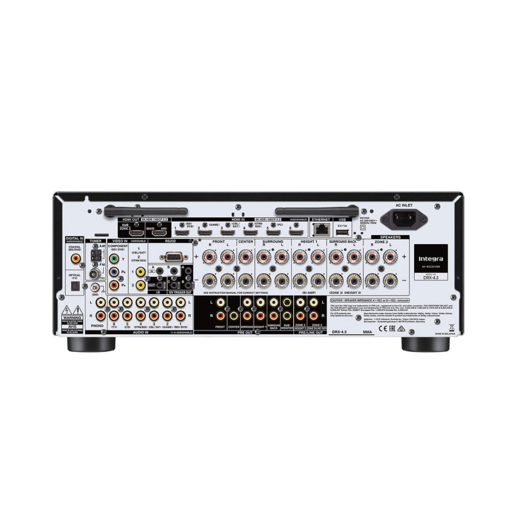 Amplificador receptor Integra DRX4.3 - Home Toys