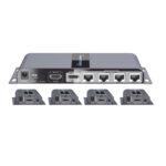 Distribuidor Extensor Hdmi Cat6 1x4 Pantallas Hasta 40 Metros