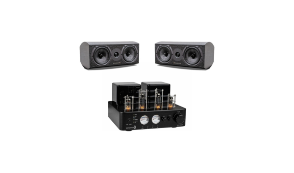 Kit Amplificador Dayton Bulbos Y Bocinas Wharfedale 9cs