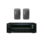 Kit Amplificador Onkyo Tx8220 Y 2 Bocinas Nsaw150 Negras