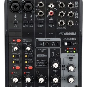 Mezcladora Yamaha para Streaming Ag06mk2_0