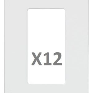 Kit 12 Placas De Pared Lutron Blanco Para Apagador Cw1wh X12_0