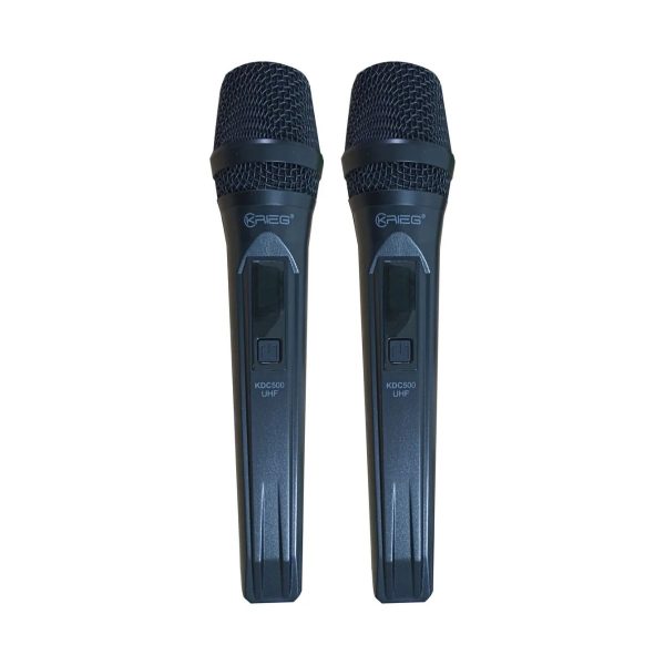 Microfono Inalambrico Doble Krieg Kdc500 Uhf_1