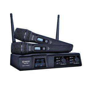 Microfono Inalambrico Doble Krieg Kdc500 Uhf_0