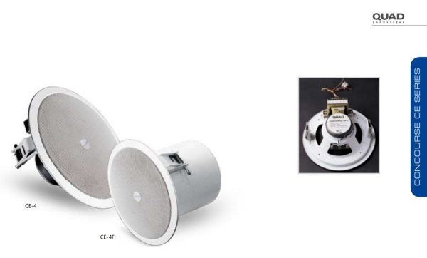 Kit 8 Bocinas de Plafon Quad CE6 Y Amplificador Yamaha Pa2030_1