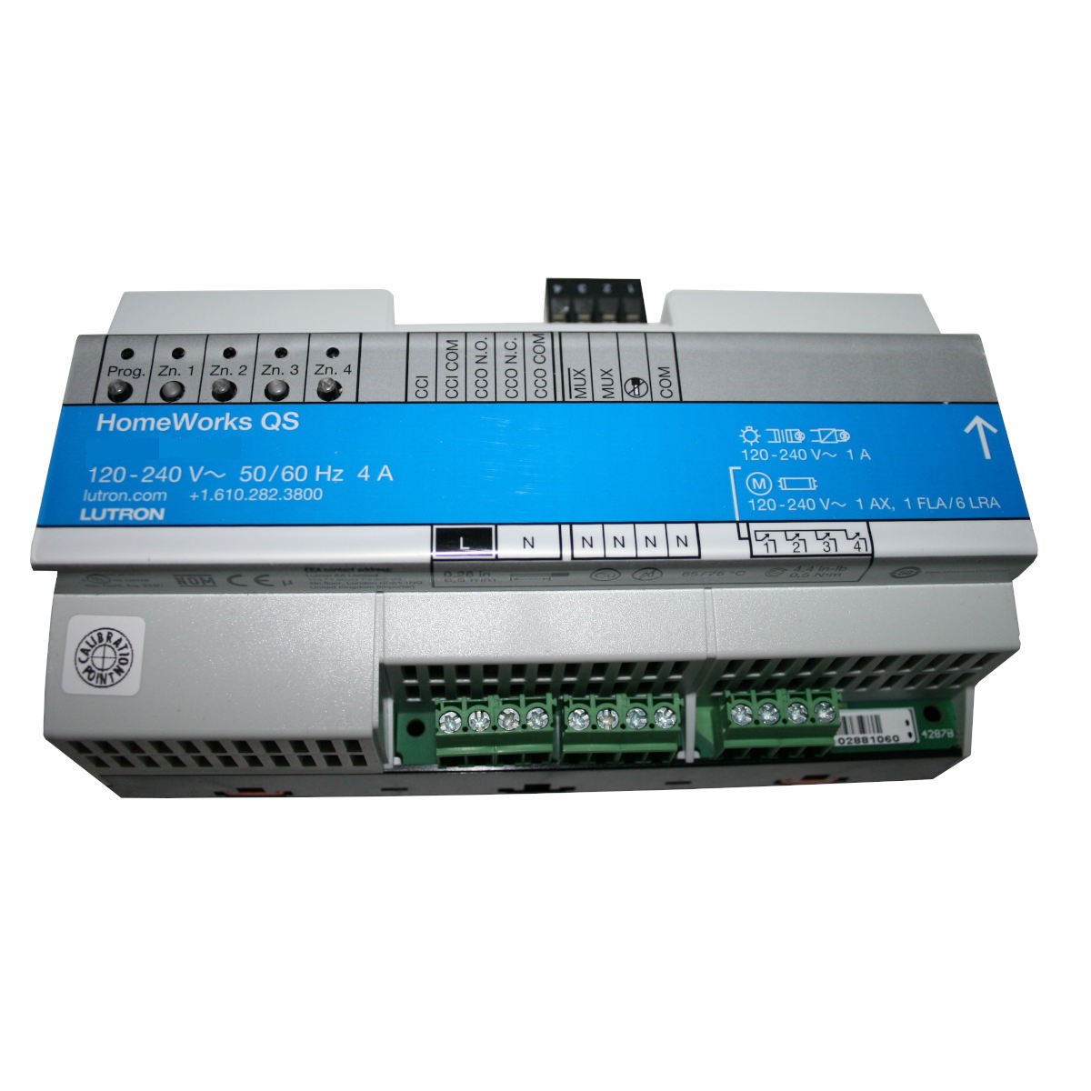 Modulo De Switcheo De 4 Zonas Lutron Homeworks Lqse-4s8-120d_0