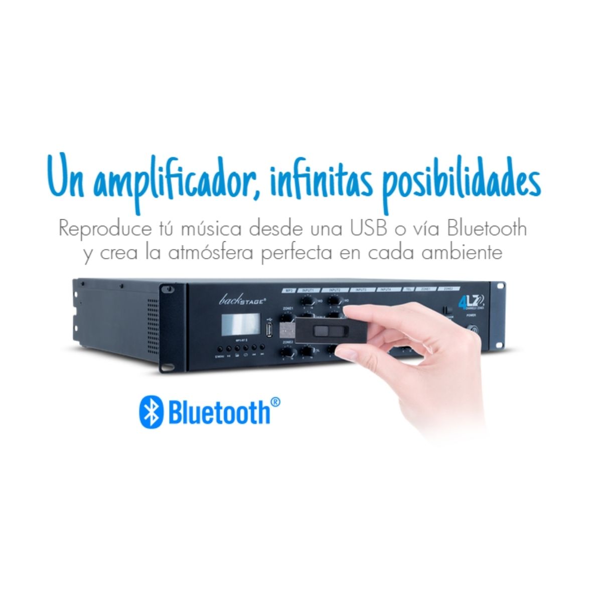 Amplificador Backstage 4LZ4 y 12 bocinas jbl de plafon 4" pulgadas_5