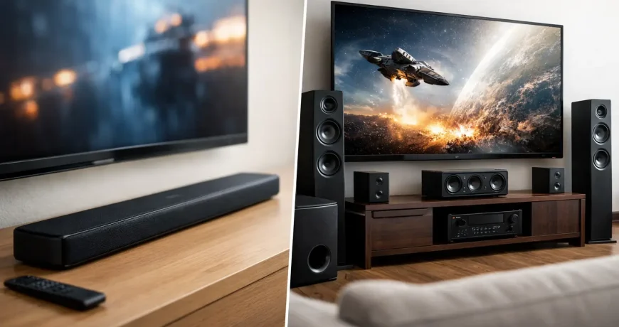 Soundbar vs teatro en casa: qué conviene