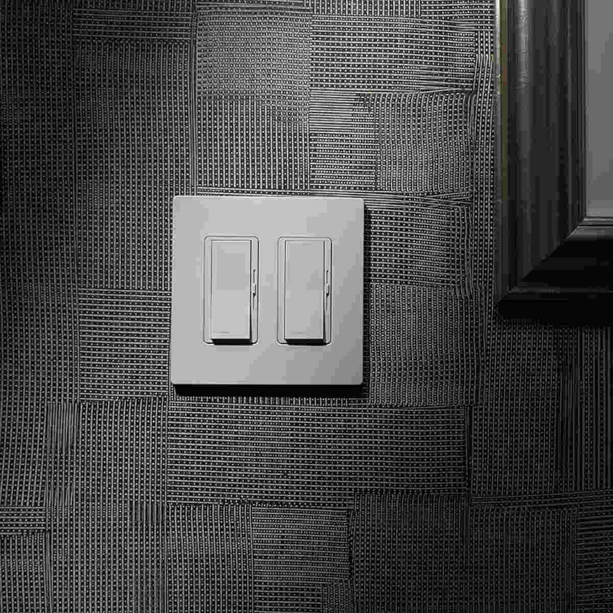 Kit de 12 piezas Placa De Pared 2 Espacios Lutron Cw2wh Muy Duradera_3