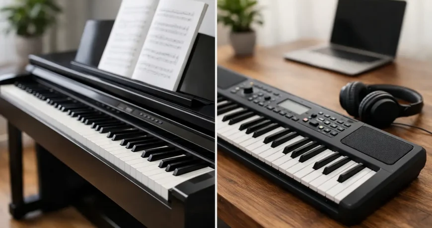 Piano digital o teclado: cuál te conviene