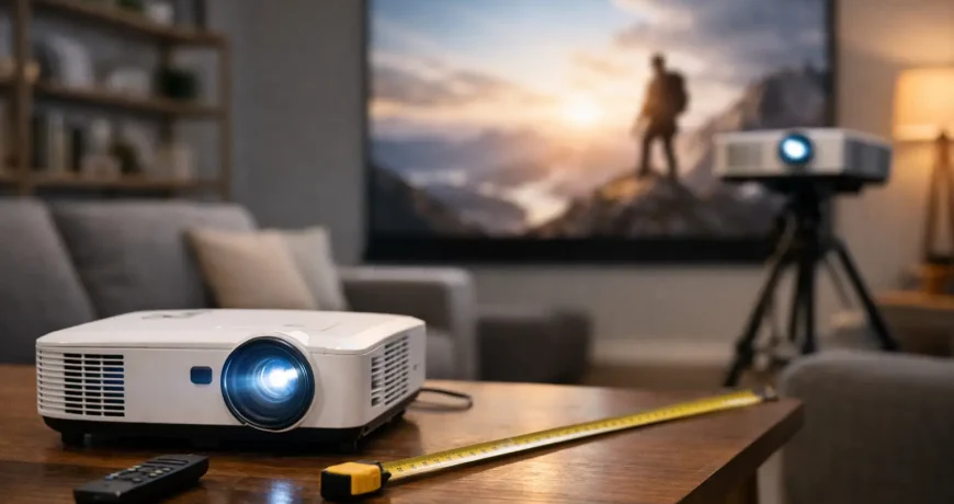 Qué distancia necesita un proyector en casa