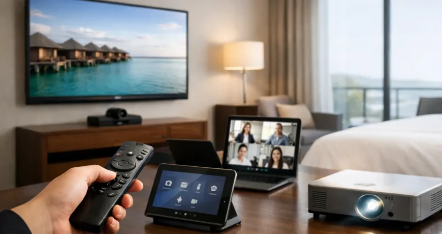Soluciones audiovisuales para hoteles eficientes